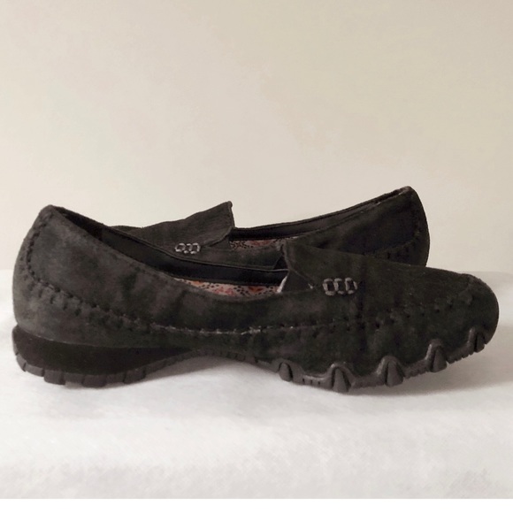 Skechers Relaxed fit black suede slip on mocassin - Picture 3 of 9